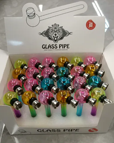 GP145 glass hand pipe
